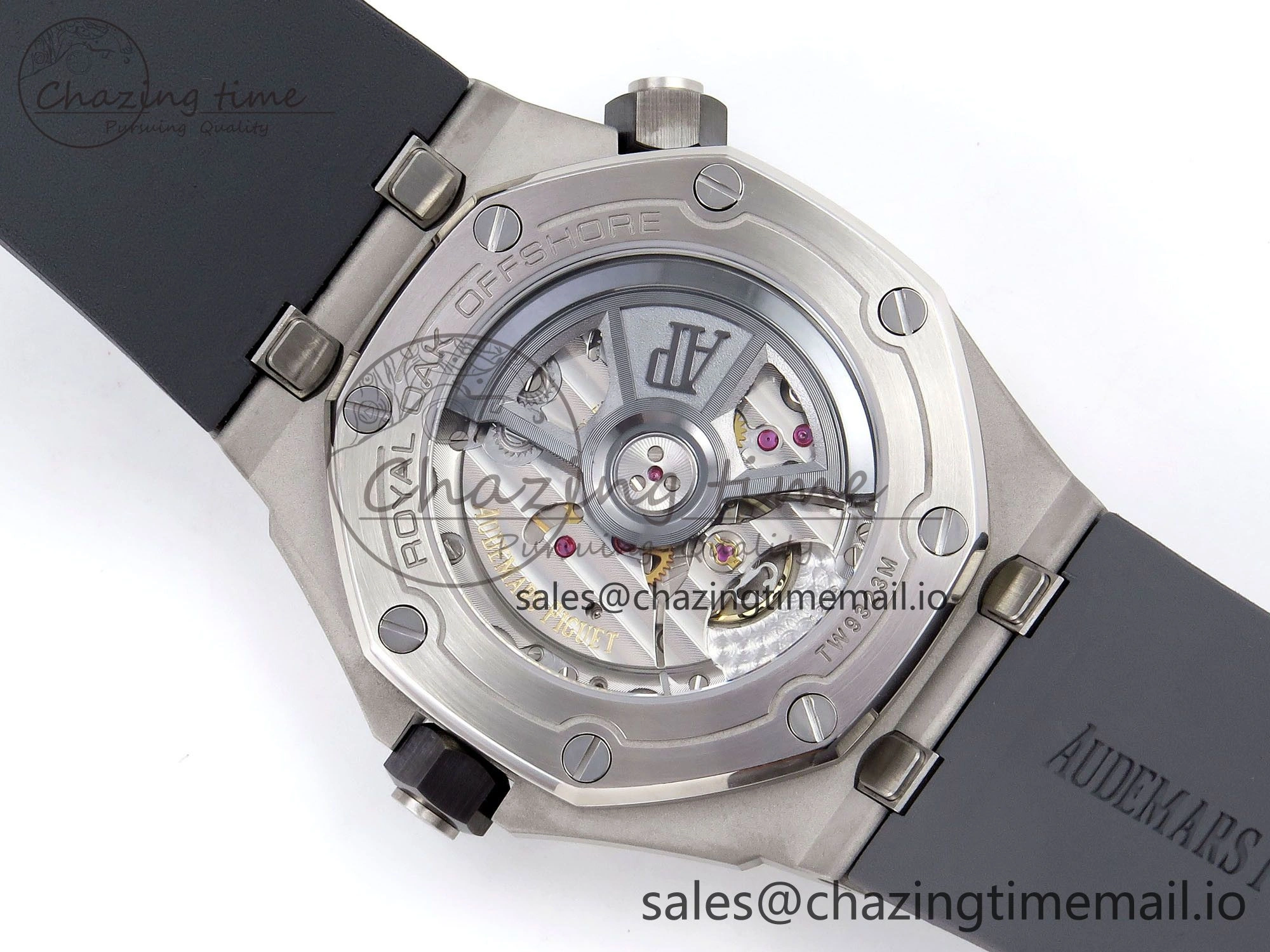 Royal Oak Offshore Diver 15720 IPF Best Edition Gray Dial on Gray Rubber Strap A4308 V2