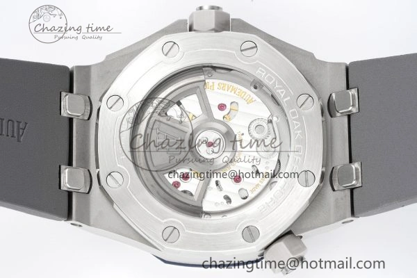 Royal Oak Offshore Diver 15720 IPF Best Edition Gray Dial on Gray Rubber Strap A4308