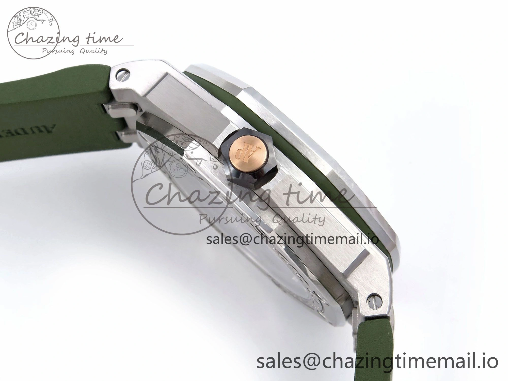 Royal Oak Offshore Diver 15720 IPF Best Edition Green Dial on Green Rubber Strap A4308 V2