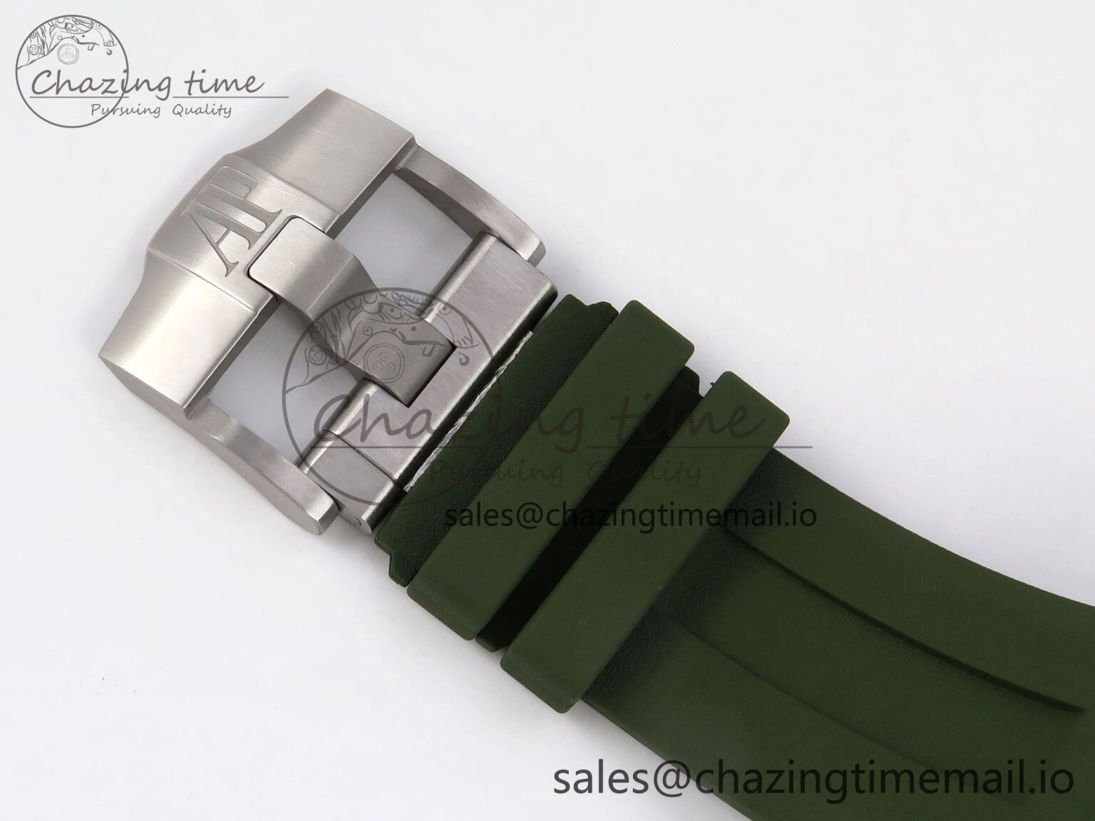 Royal Oak Offshore Diver 15720 IPF Best Edition Green Dial on Green Rubber Strap A4308 V2