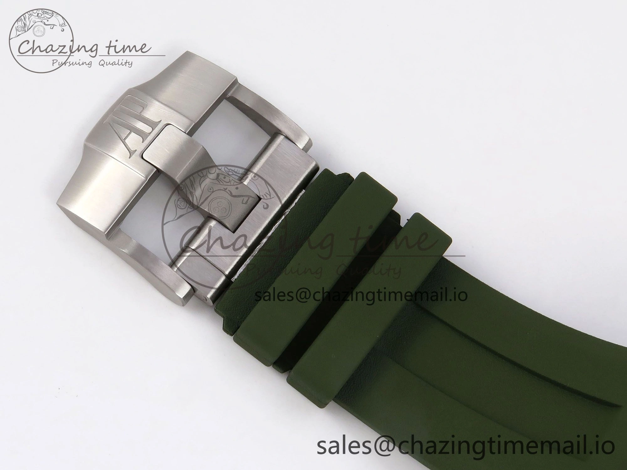 Royal Oak Offshore Diver 15720 IPF Best Edition Green Dial on Green Rubber Strap A4308 V2
