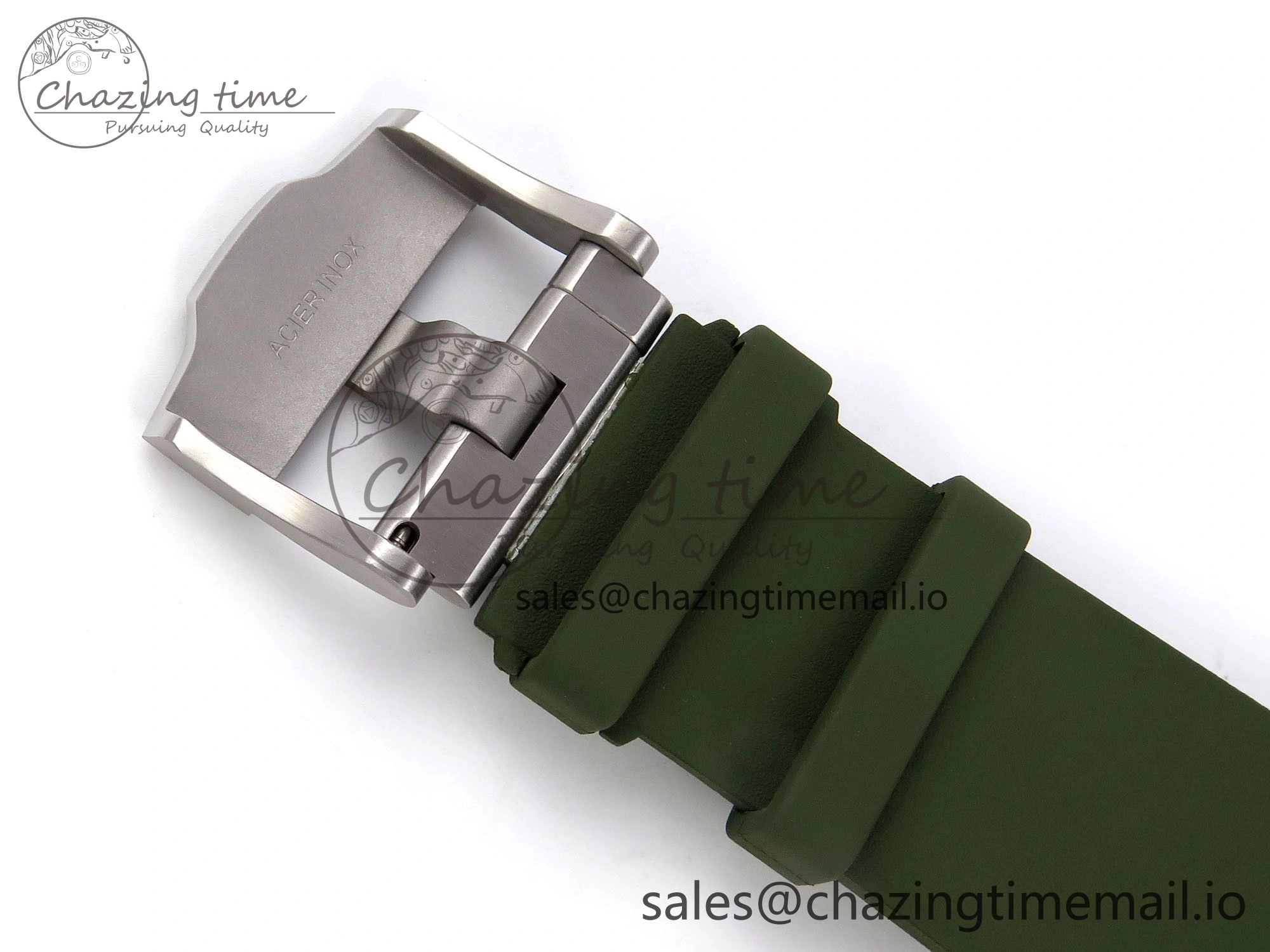 Royal Oak Offshore Diver 15720 IPF Best Edition Green Dial on Green Rubber Strap A4308 V2