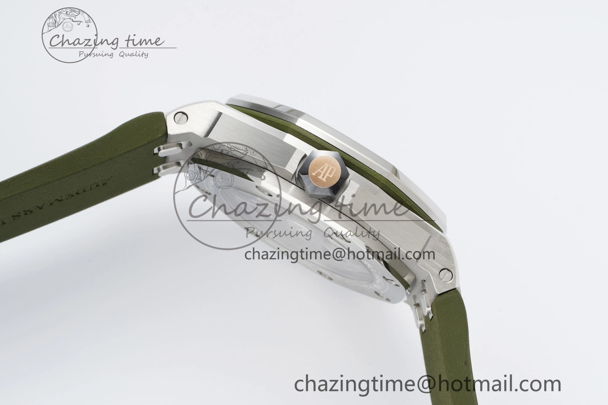Royal Oak Offshore Diver 15720 IPF Best Edition Green Dial on Green Rubber Strap A4308