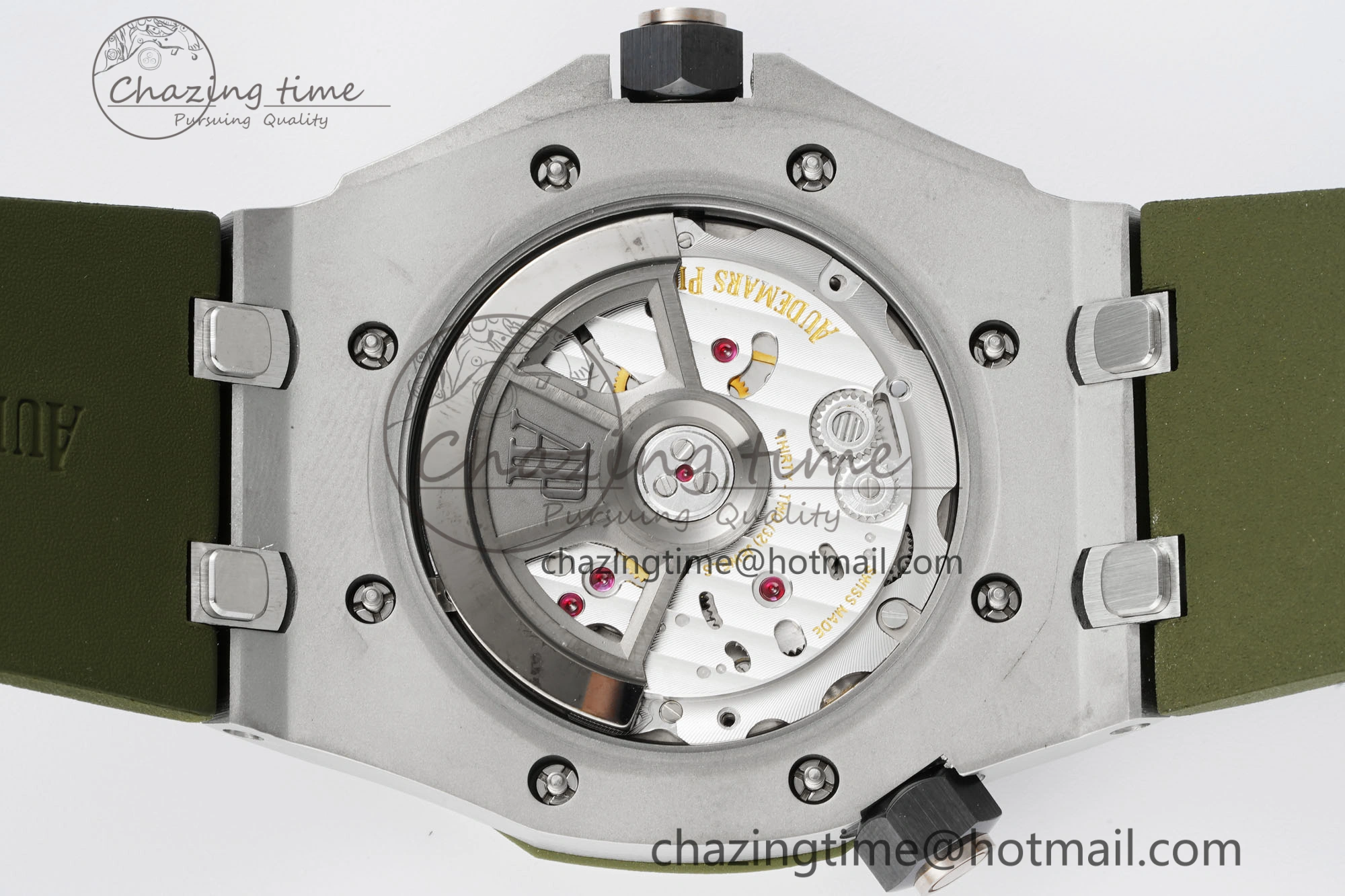 Royal Oak Offshore Diver 15720 IPF Best Edition Green Dial on Green Rubber Strap A4308