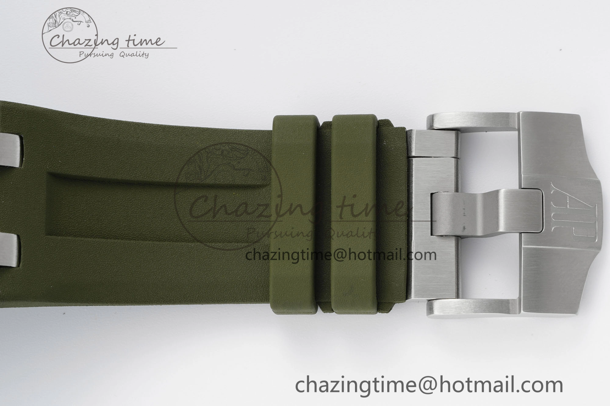 Royal Oak Offshore Diver 15720 IPF Best Edition Green Dial on Green Rubber Strap A4308