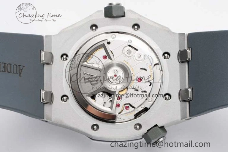 Royal Oak Offshore Diver 15720 SS APF 1:1 Best Edition Gray Dial on Gray Rubber Strap A4308