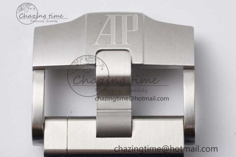 Royal Oak Offshore Diver 15720 SS APF 1:1 Best Edition Gray Dial on Gray Rubber Strap A4308