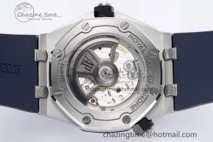 Royal Oak Offshore Diver 15720 SS ZF 1:1 Best Edition Blue Dial on Blue Rubber Strap A4308