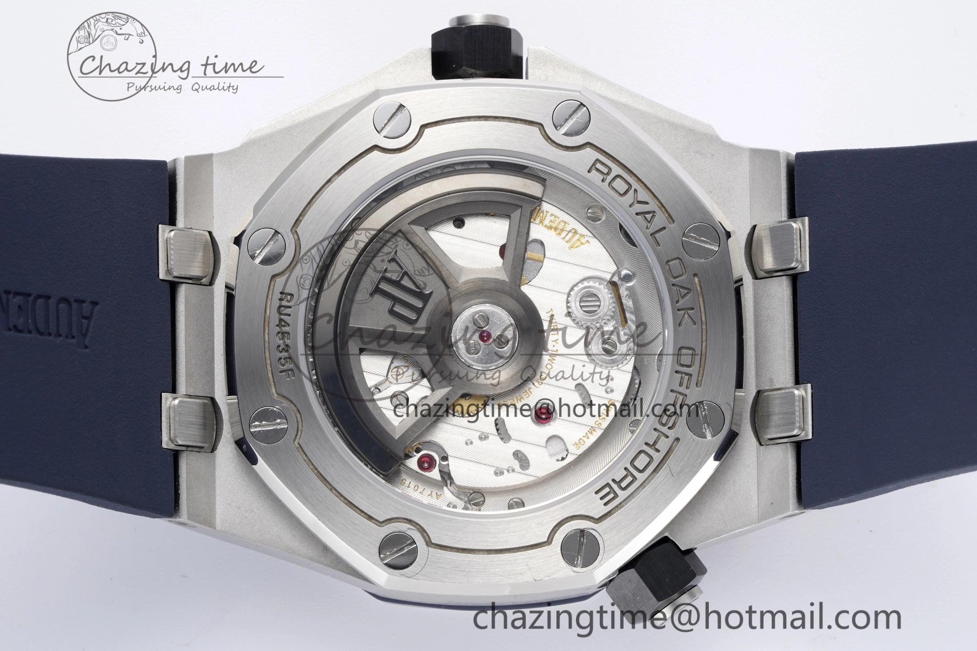Royal Oak Offshore Diver 15720 SS ZF 1:1 Best Edition Blue Dial on Blue Rubber Strap A4308