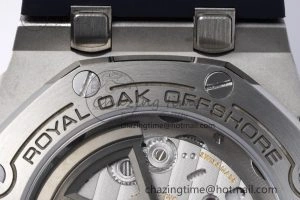 Royal Oak Offshore Diver 15720 SS ZF 1:1 Best Edition Blue Dial on Blue Rubber Strap A4308