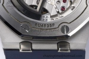 Royal Oak Offshore Diver 15720 SS ZF 1:1 Best Edition Blue Dial on Blue Rubber Strap A4308