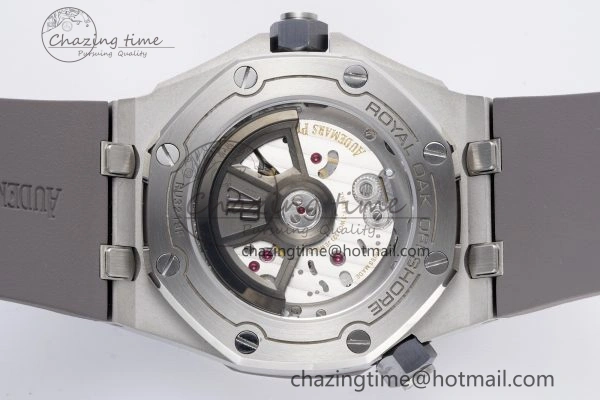 Royal Oak Offshore Diver 15720 SS ZF 1:1 Best Edition Gray Dial on Gray Rubber Strap A4308