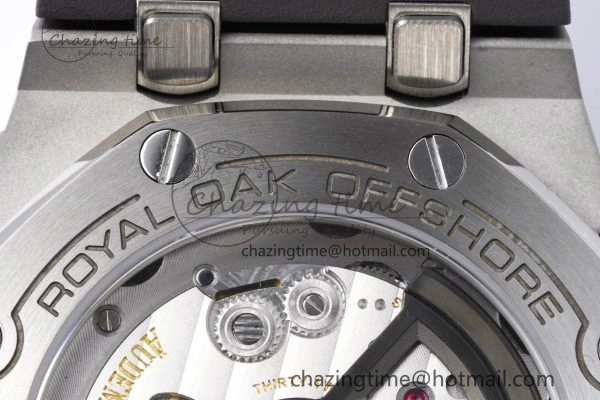 Royal Oak Offshore Diver 15720 SS ZF 1:1 Best Edition Gray Dial on Gray Rubber Strap A4308