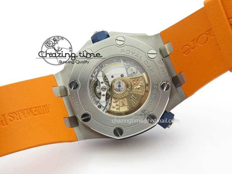 Royal Oak Offshore Diver 2017 Orange 15710 JF 1:1 Best Edition On XS Strap A3120