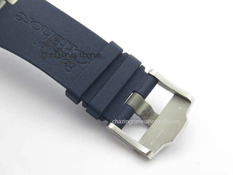 Royal Oak Offshore Diver 2017 White 15710 JF 1:1 Best Edition On Blue Rubber Strap A3120 (Free XS Rubber Strap)