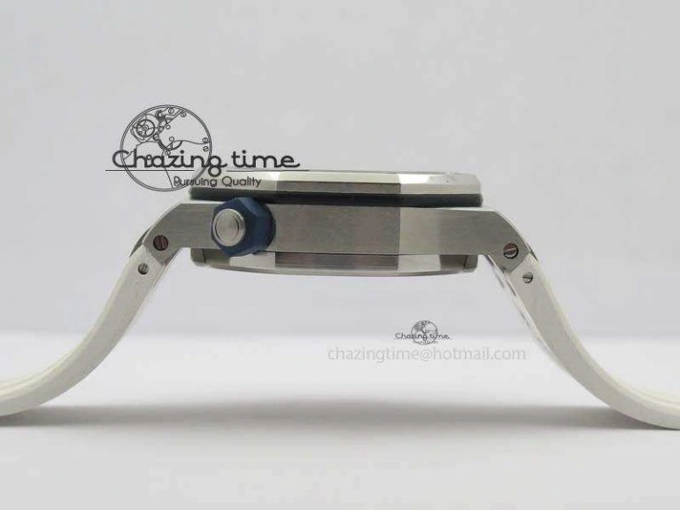 Royal Oak Offshore Diver 2017 White 15710 JF 1:1 Best Edition On XS Rubber Strap A3120 (Free Rubber Strap)