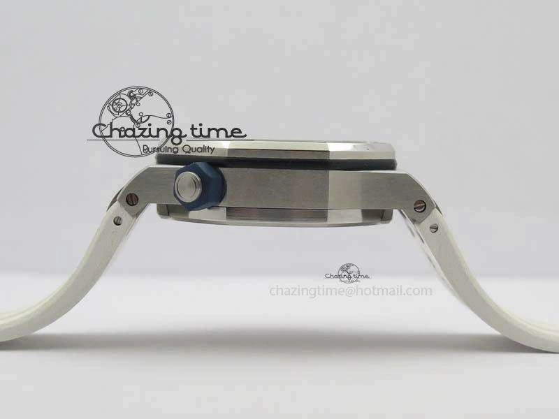 Royal Oak Offshore Diver 2017 White 15710 JF 1:1 Best Edition On XS Rubber Strap A3120 (Free Rubber Strap)