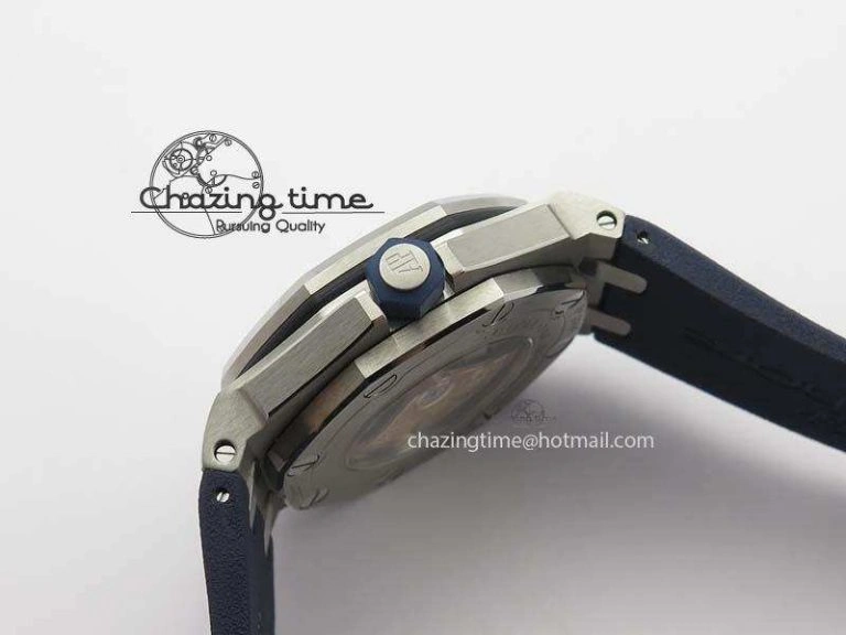 Royal Oak Offshore Diver 2017 Yellow 15710 JF 1:1 Best Edition On Blue Rubber Strap A3120 (Free XS Rubber Strap)