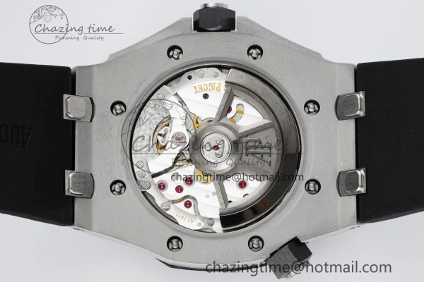 Royal Oak Offshore Diver Black Ceramic Bezel 15720 IPF Best Edition Black Dial on Black Rubber Strap A4308