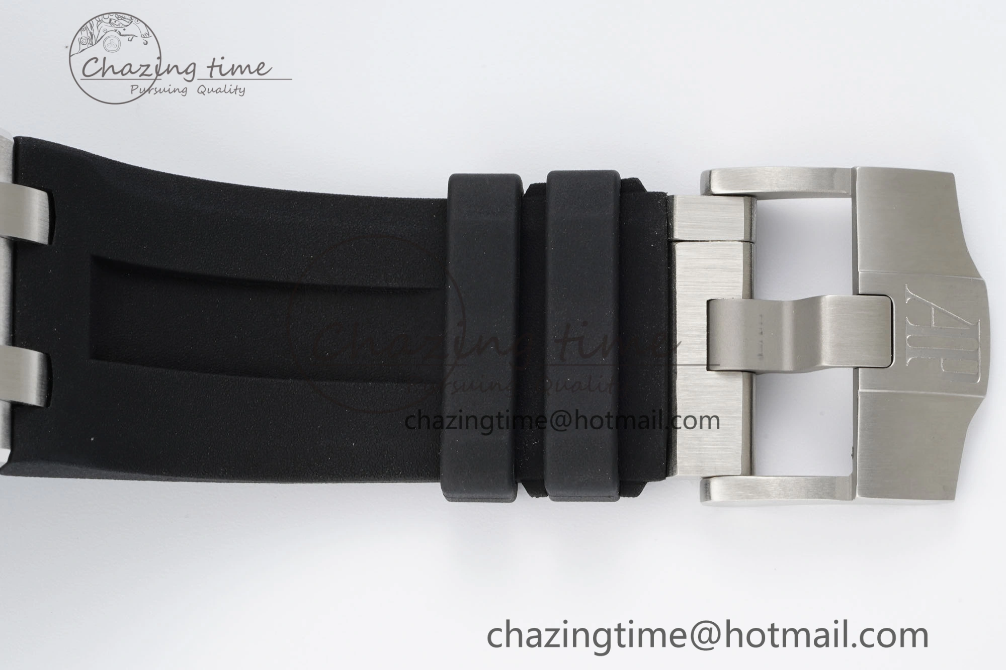 Royal Oak Offshore Diver Black Ceramic Bezel 15720 IPF Best Edition Black Dial on Black Rubber Strap A4308