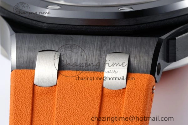 Royal Oak Offshore Diver Black Ceramic IPF Best Edition on Orange Rubber Strap A3120
