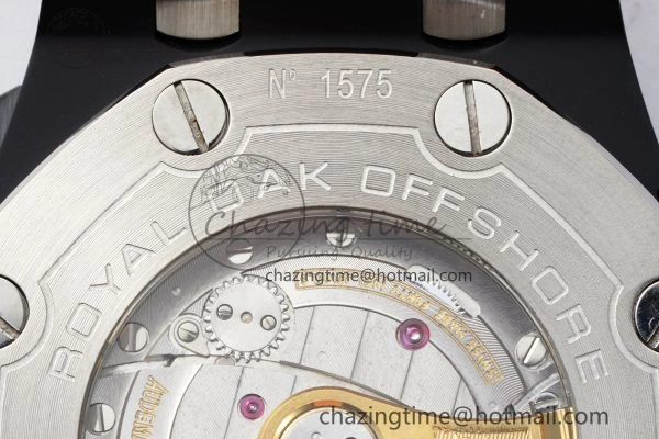Royal Oak Offshore Diver Black Ceramic IPF Best Edition on Orange Rubber Strap A3120