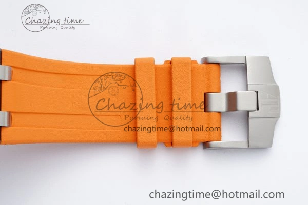 Royal Oak Offshore Diver Black Ceramic IPF Best Edition on Orange Rubber Strap A3120