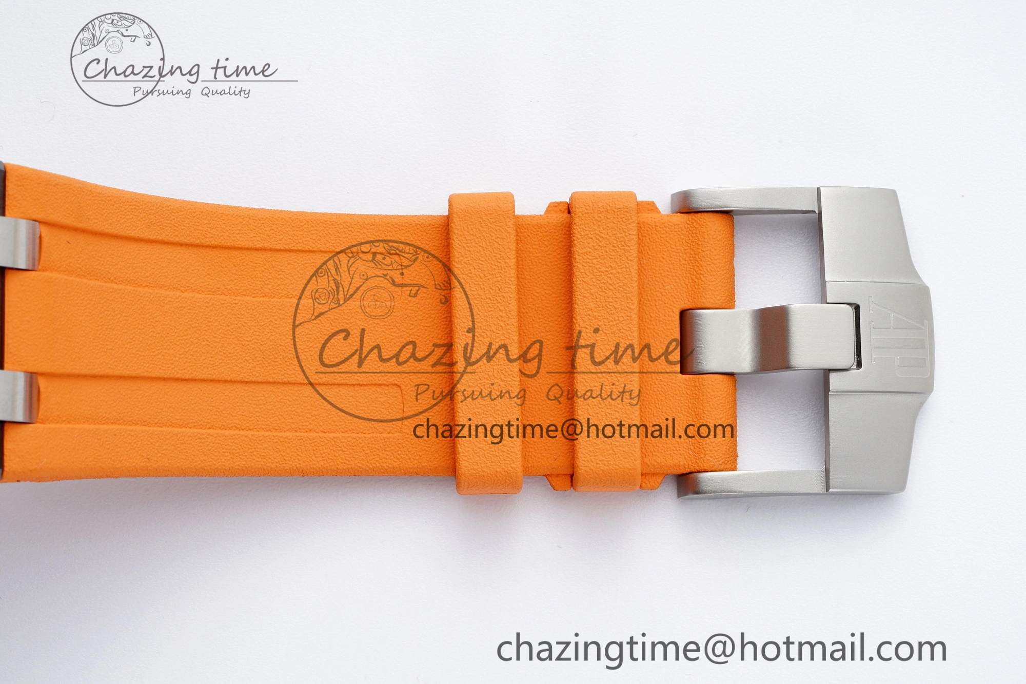 Royal Oak Offshore Diver Black Ceramic IPF Best Edition on Orange Rubber Strap A3120