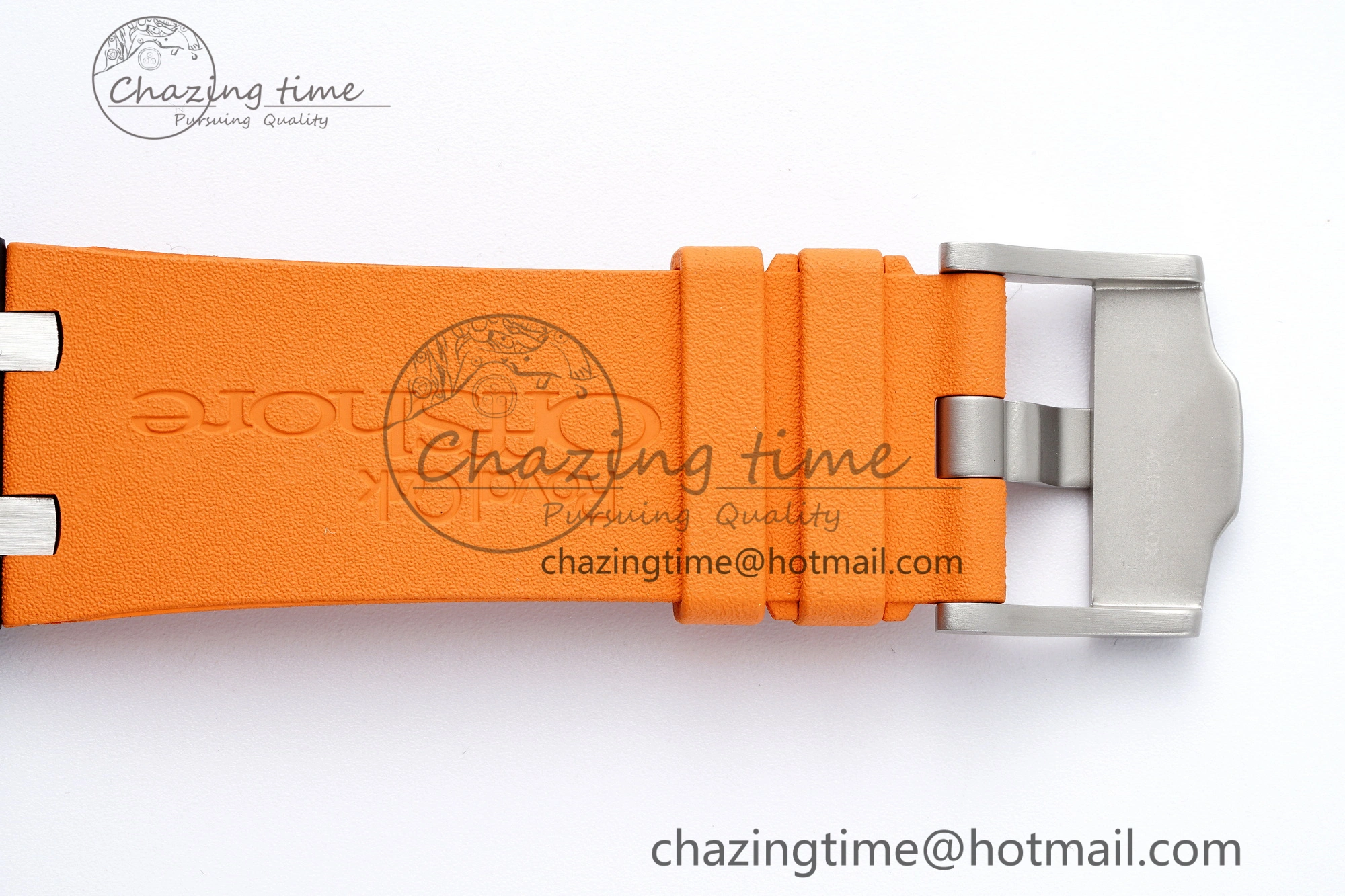 Royal Oak Offshore Diver Black Ceramic IPF Best Edition on Orange Rubber Strap A3120