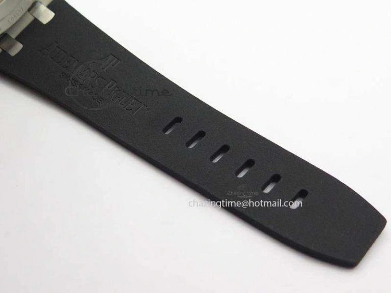 Royal Oak Offshore Diver Chronograph Black JF Best Edition On Black Rubber Strap A3126