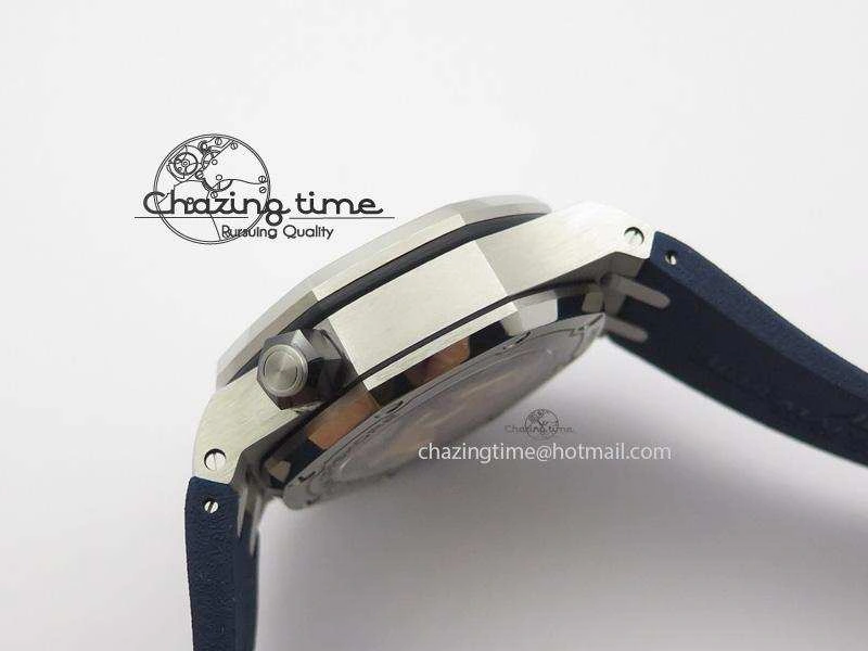 Royal Oak Offshore Diver Chronograph Blue JF Best Edition On Blue Rubber Strap A3126