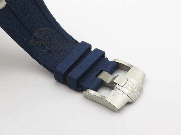 Royal Oak Offshore Diver Chronograph Blue JF Best Edition On Blue Rubber Strap A3126