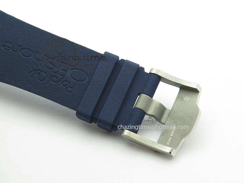 Royal Oak Offshore Diver Chronograph Blue JF Best Edition On Blue Rubber Strap A3126