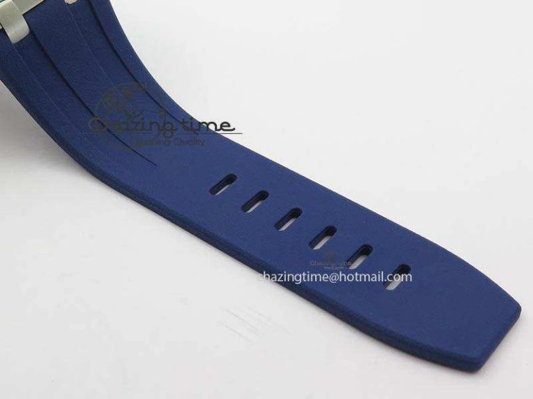 Royal Oak Offshore Diver Chronograph Blue Noob Best Edition On Blue Rubber Strap A3126