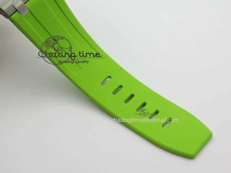Royal Oak Offshore Diver Chronograph Green Noob Best Edition On Green Rubber Strap A3126