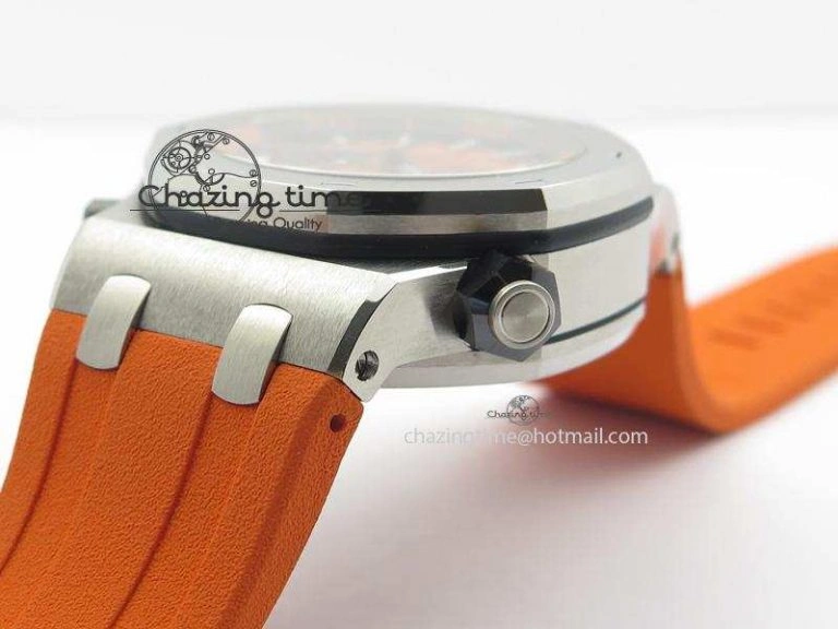 Royal Oak Offshore Diver Chronograph Orange JF Best Edition On Orange Rubber Strap A3126