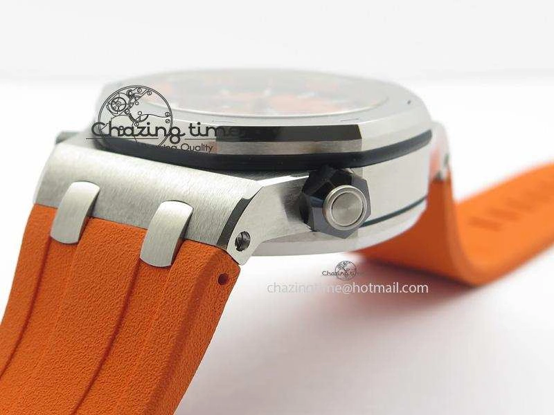Royal Oak Offshore Diver Chronograph Orange JF Best Edition On Orange Rubber Strap A3126