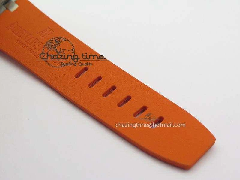 Royal Oak Offshore Diver Chronograph Orange JF Best Edition On Orange Rubber Strap A3126
