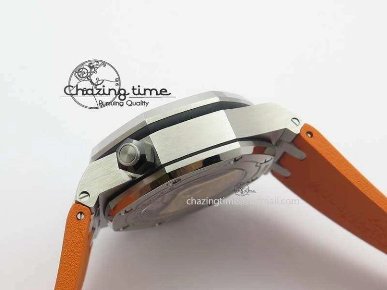 Royal Oak Offshore Diver Chronograph Orange Noob Best Edition On Orange Rubber Strap A3126
