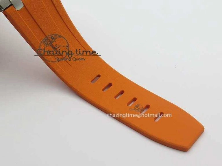 Royal Oak Offshore Diver Chronograph Orange Noob Best Edition On Orange Rubber Strap A3126