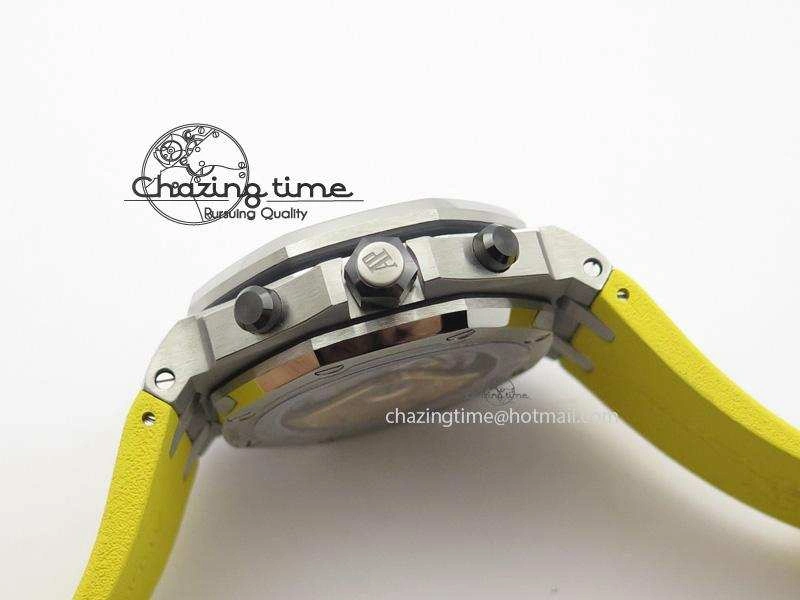 Royal Oak Offshore Diver Chronograph Yellow JF Best Edition On Yellow Rubber Strap A3126