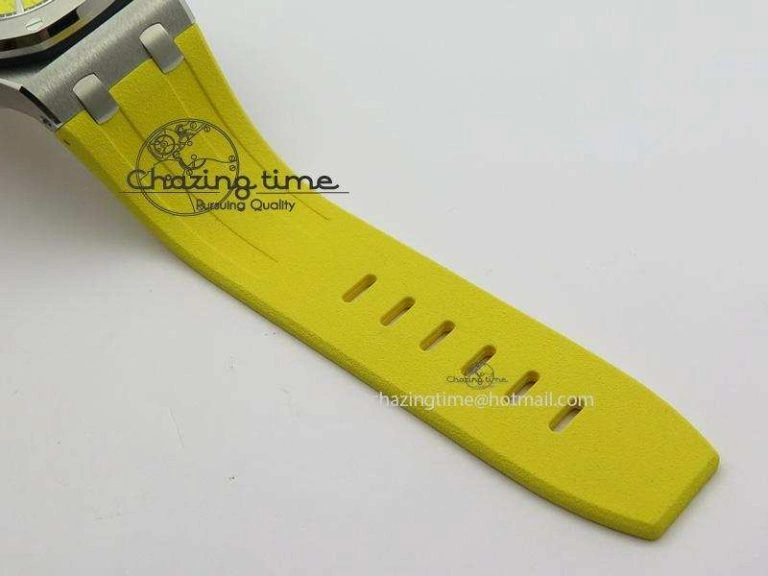 Royal Oak Offshore Diver Chronograph Yellow JF Best Edition On Yellow Rubber Strap A3126