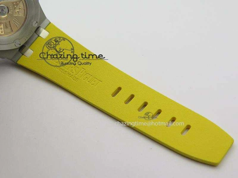 Royal Oak Offshore Diver Chronograph Yellow JF Best Edition On Yellow Rubber Strap A3126