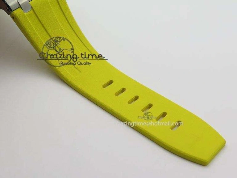 Royal Oak Offshore Diver Chronograph Yellow Noob Best Edition On Yellow Rubber Strap A3126