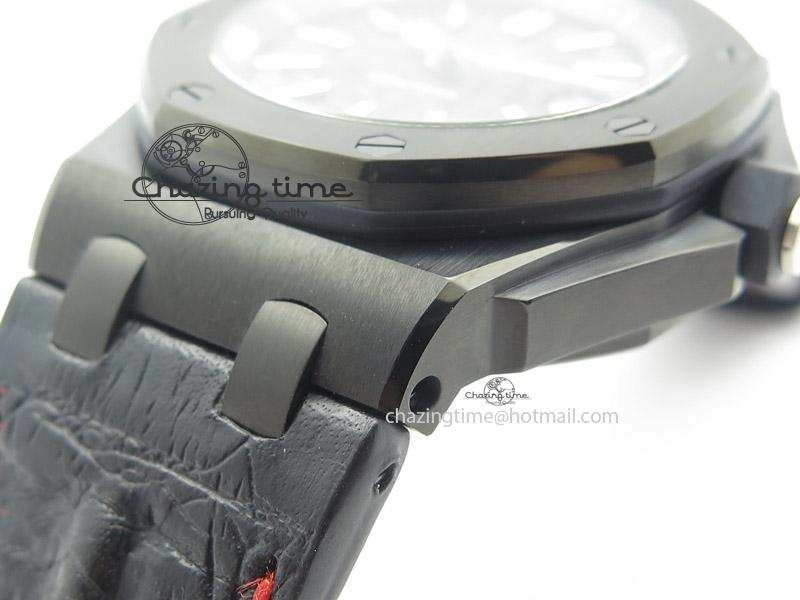Royal Oak Offshore Diver Ember Limited Edition JF Best Edition On Black Leather Strap A3120