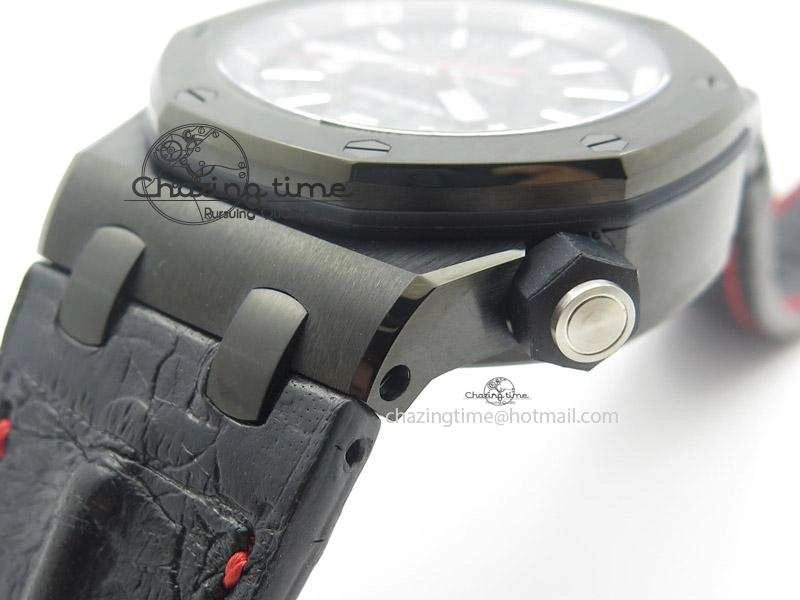Royal Oak Offshore Diver Ember Limited Edition JF Best Edition On Black Leather Strap A3120