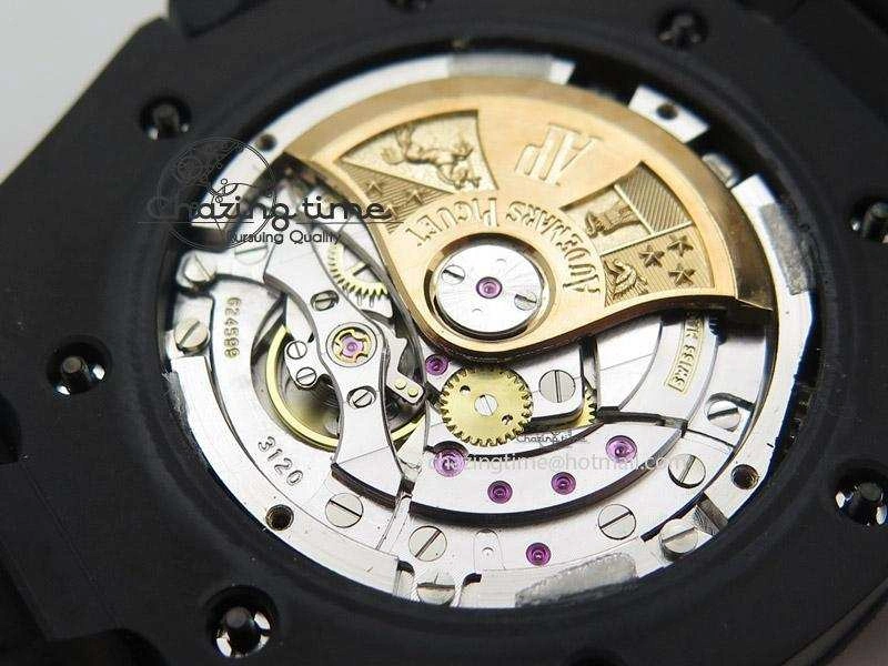 Royal Oak Offshore Diver Ember Limited Edition JF Best Edition On Black Leather Strap A3120