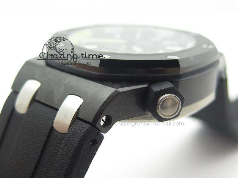 Royal Oak Offshore Diver Forged Carbon 1:1 V6F Best Edition On Rubber Strap A2824