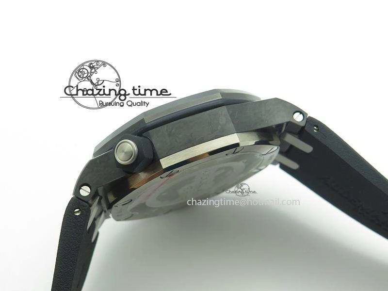 Royal Oak Offshore Diver Forged Carbon 1:1 V6F Best Edition On Rubber Strap A2824