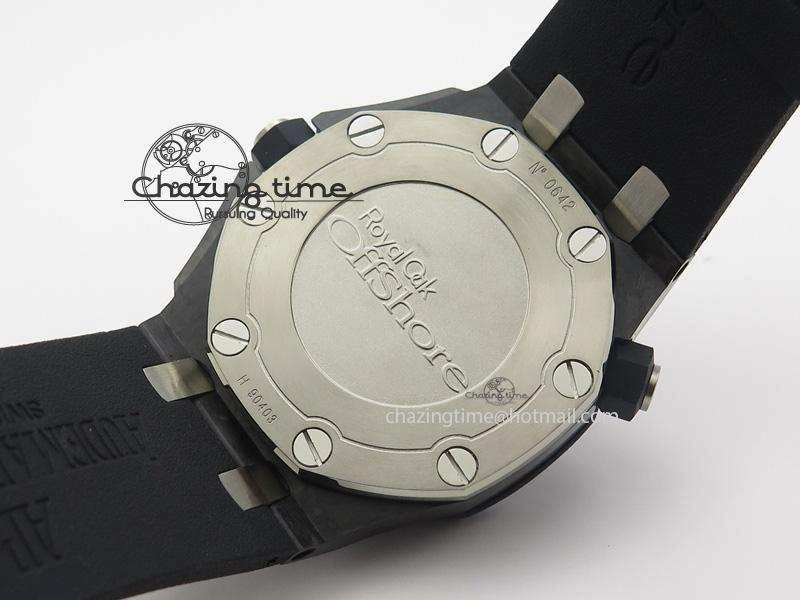 Royal Oak Offshore Diver Forged Carbon 1:1 V6F Best Edition On Rubber Strap A2824